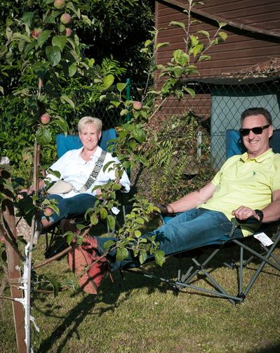 die Pfefferkorns auf den "VIP-Plätzen"🤪