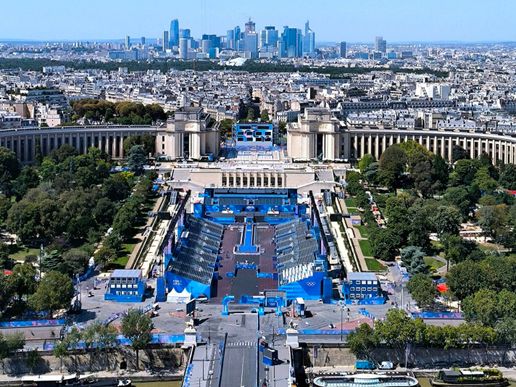 Trocadero - Austragungsstätte für Leichtathletik und Straßenrennen