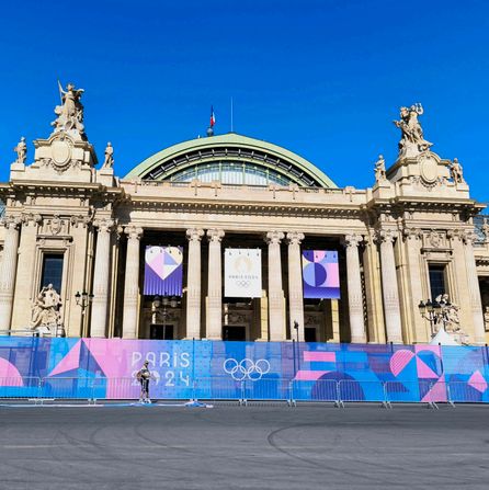 Im Grand Palais wurde Fechten und Taekwondo ausgetragen