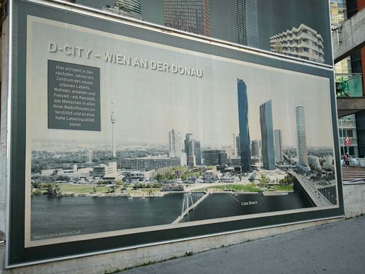 Und die Hochhäuser auf der anderen Donauseite hatten noch eine ganz andere Bedeutung als wie erahnen konnten. Entdeckt 👀 - Willkommen in 'D-City Wien an der Donau'!