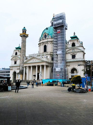 Karlskirche - leider etwas enttäuschend 👎