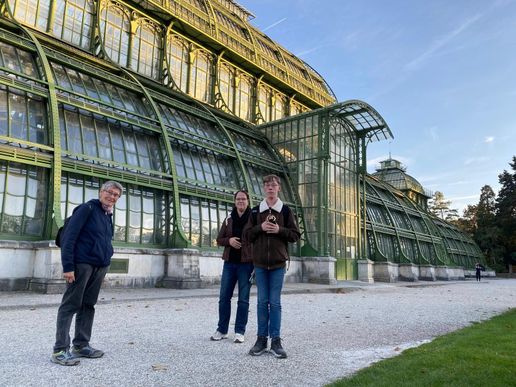 Palmenhaus - leider schon geschlossen gehabt.