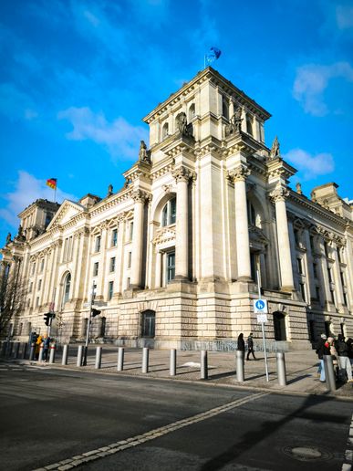 Weiter ging es Richtung Bundestag...